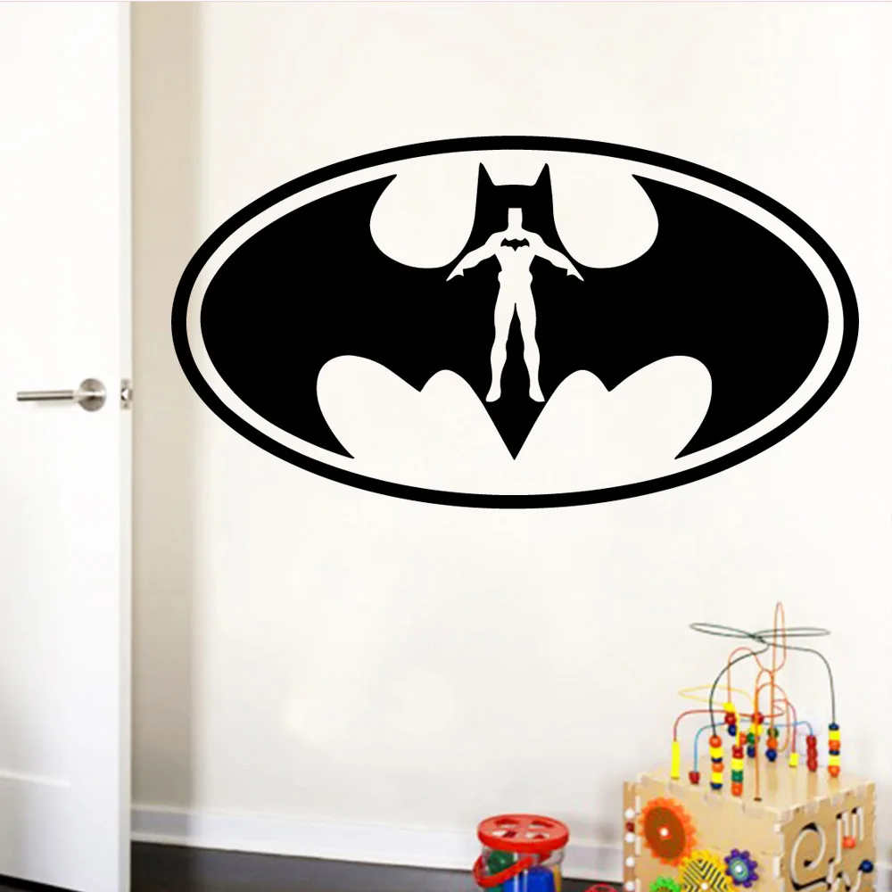 

Diy Batman Superhero Wall Sticker Home Decoration Accessories For Kids Room Decoration Art Decal