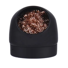 Горячая 1 шт. проволока с подставкой набор сварочный паяльник Железный кончик паяльника Чистящая сталь