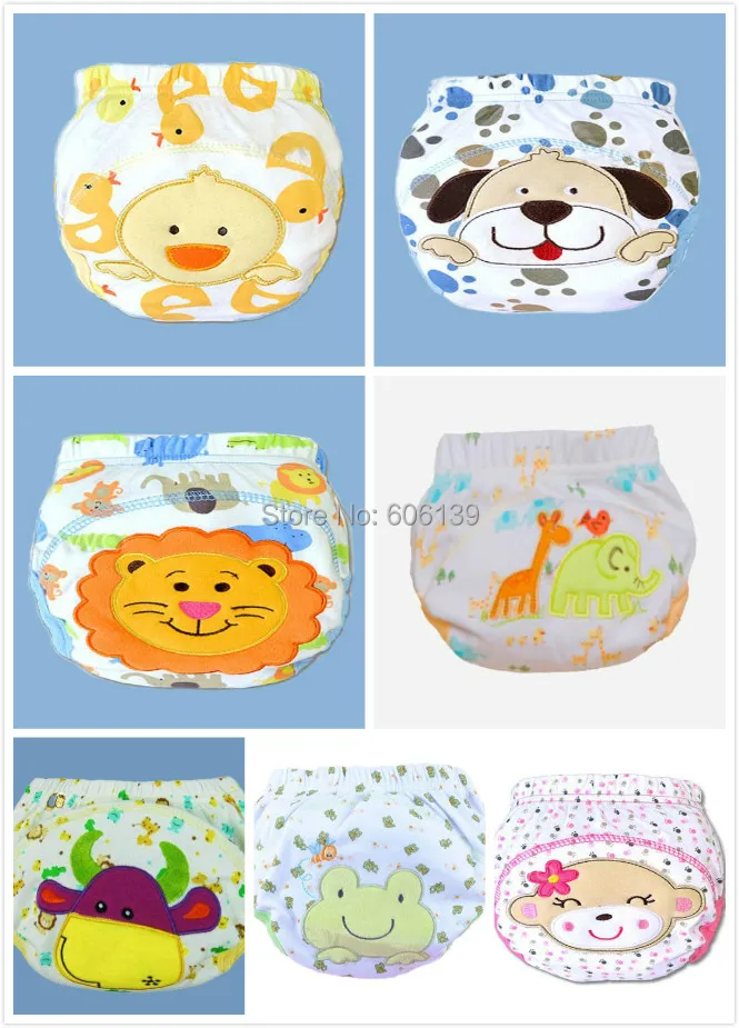 

High qulity waterproof baby boys potty training pant infant underwear panties newbear underclothing 7pcs/lot