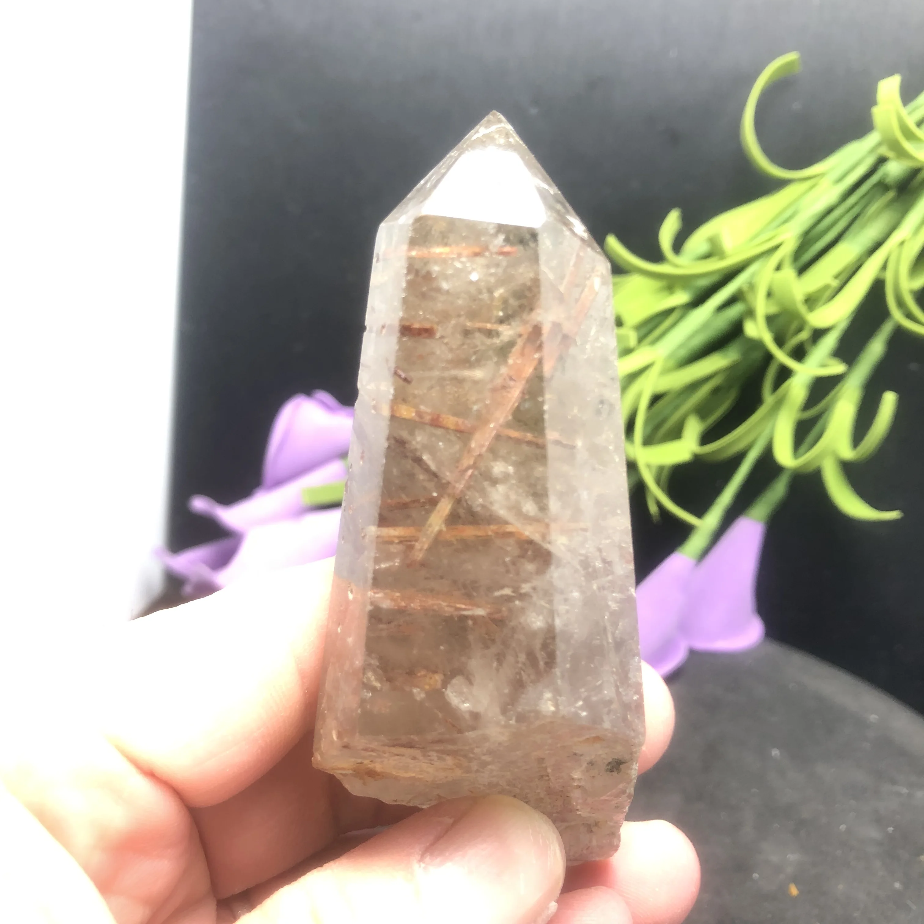 

Rare and beautiful natural reiki crystals are combined with precious clockwork mineral specimens