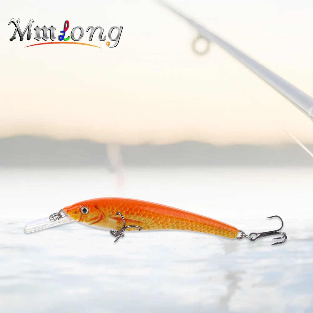 

Mmlong 7.7cm Hot Model Fishing Lure Small Minnow SAH02 3.1g Carp Baits Fishing Tackle Pesca Artificial Crankbait Fishing Wobbler