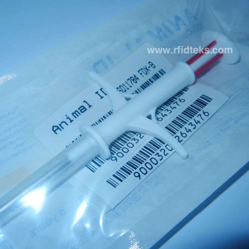 Animals Implantable Microchip 134 2KHz ISO11784 11785 FDX B 2 12X12MM 
