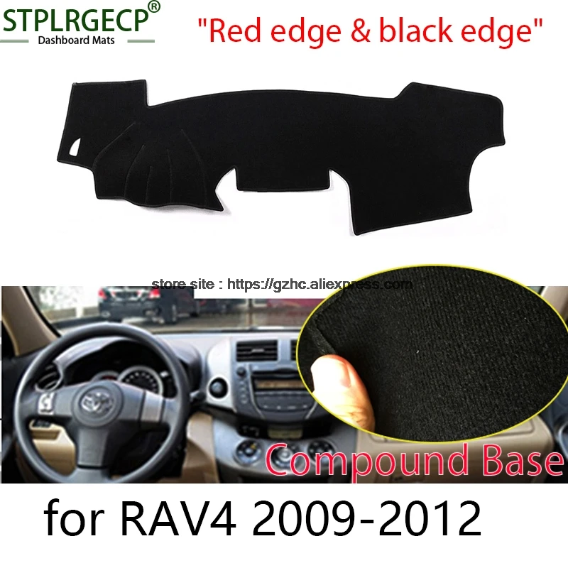 StplrgeCP For toyota RAV4 RAV 4 double layer Car Dashboard Cover Avoid Light Pad Instrument Platform Dash Board Sticker | Автомобили и
