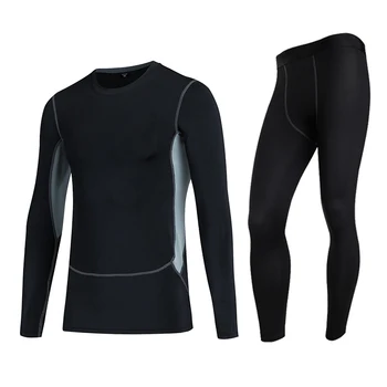 

Compression Quick Dry Running Set Tracksuit Men Fitness Tight Long Sleeve T-Shirt Pant Men'S Suit Gym Running Demix Sport Suit