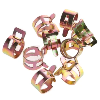 

100Pcs 10 Size Fuel Spring Clip 6-15mm Vacuum Silicon Hose Clamp L15