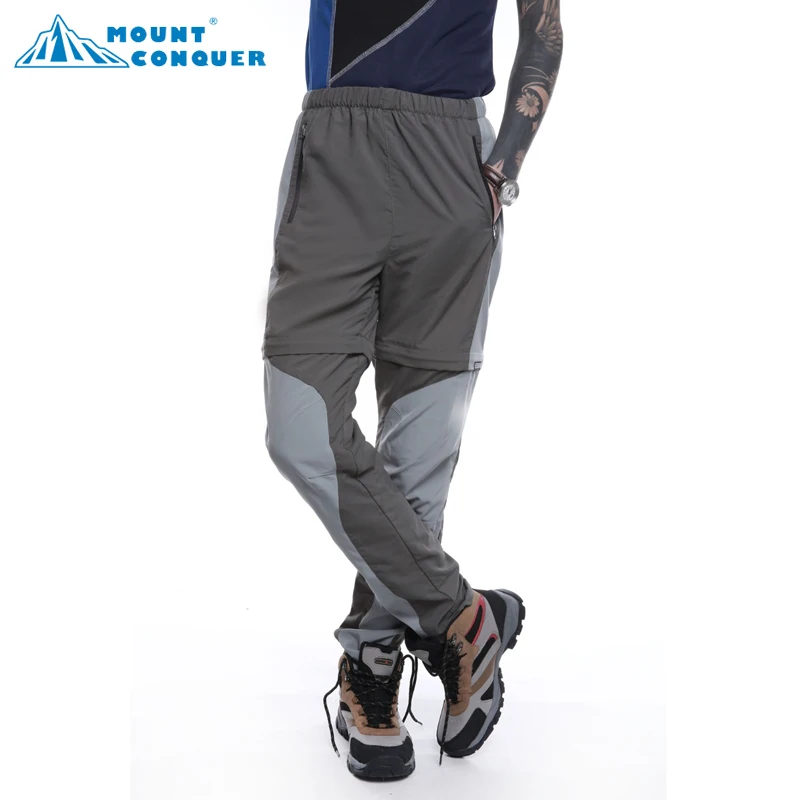 Outdoor Quick Drying UV Protection Mens Summer Hiking Pants Mountain