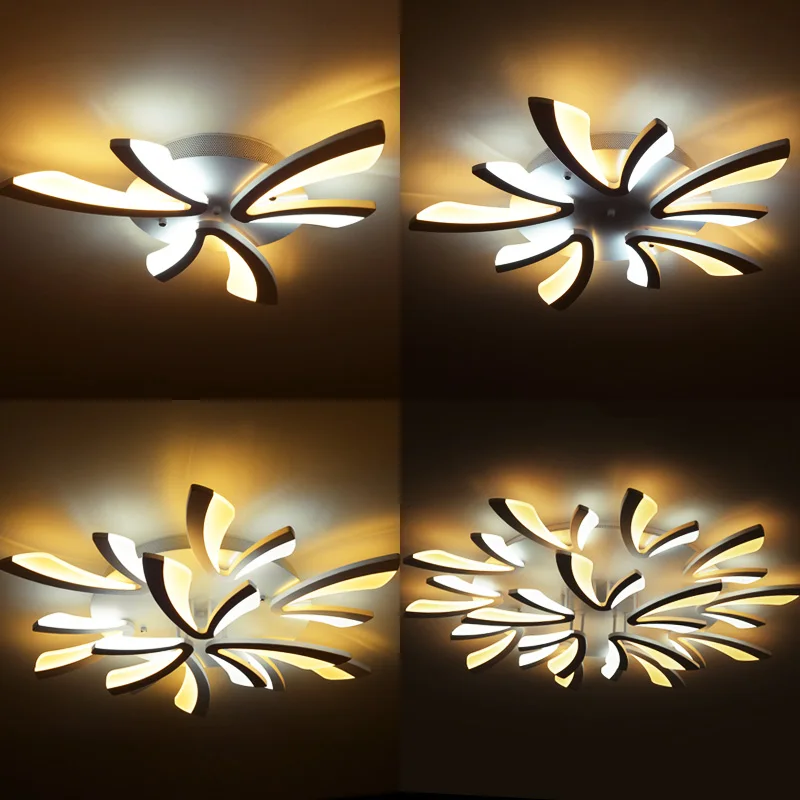  Led ceiling light for living room bedroom White/Black Simple Plafond led ceiling lamp home lighting - 32875930275