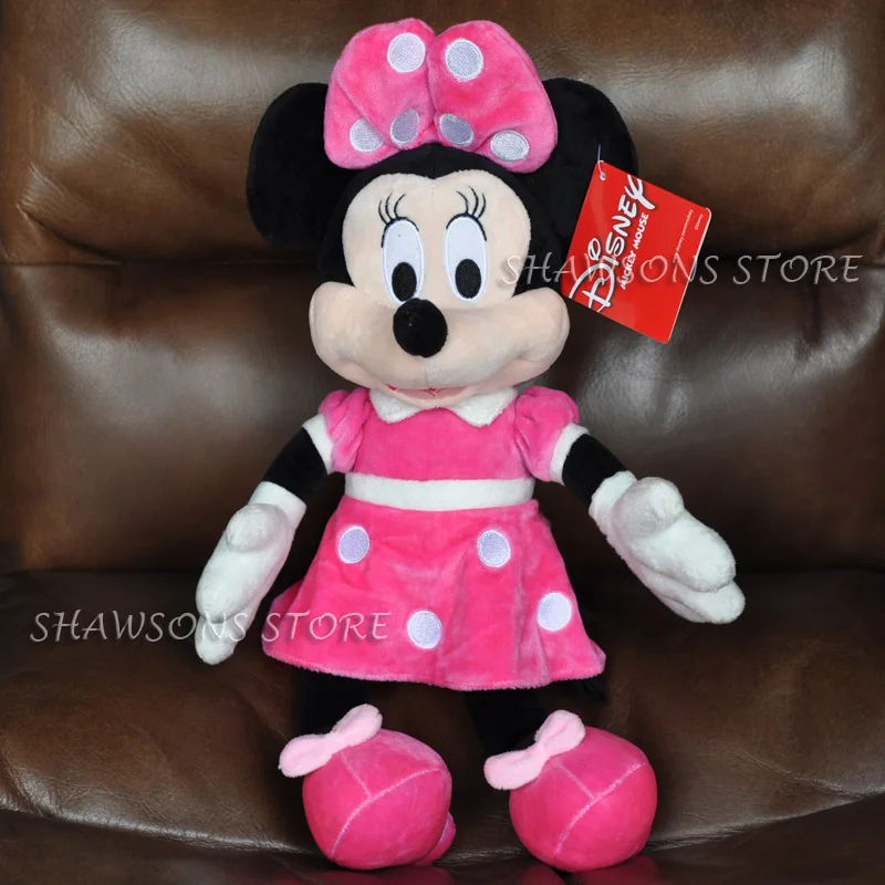 

MICKEY MOUSE CLUBHOUSE PLUSH STUFFED TOYS MINNIE 14" SOFT DOLL
