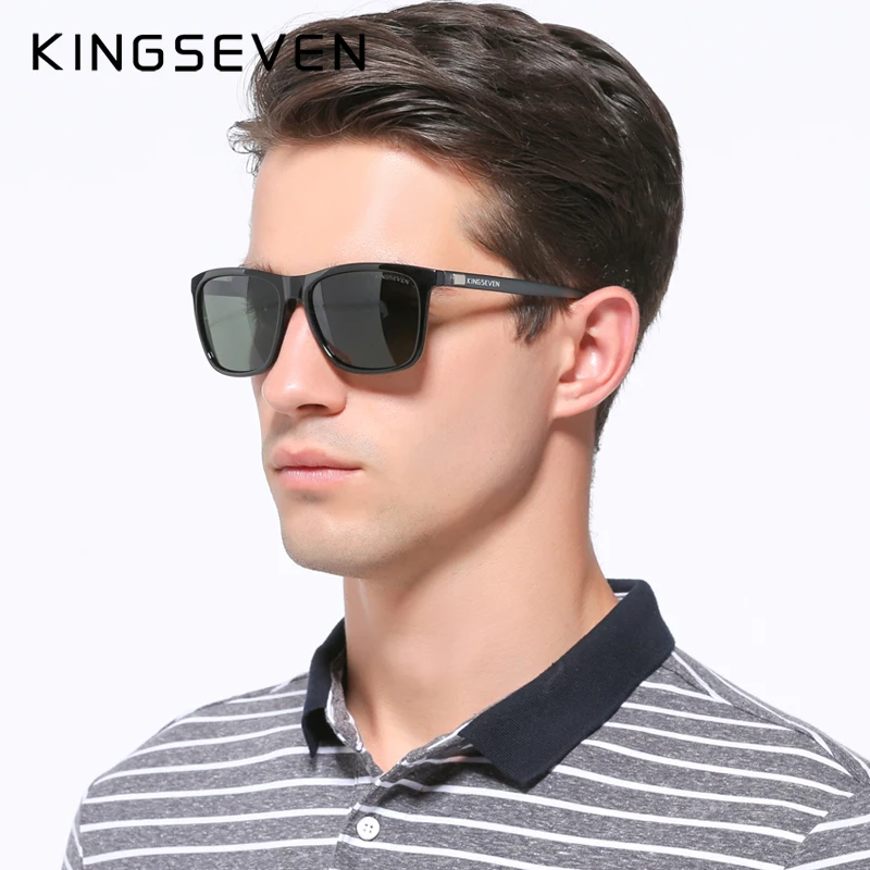 KINGSEVEN брендовые солнцезащитные очки с алюминиевой оправой, мужские поляризованные зеркальные солнцезащитные очки, женские очки, аксессуары N787