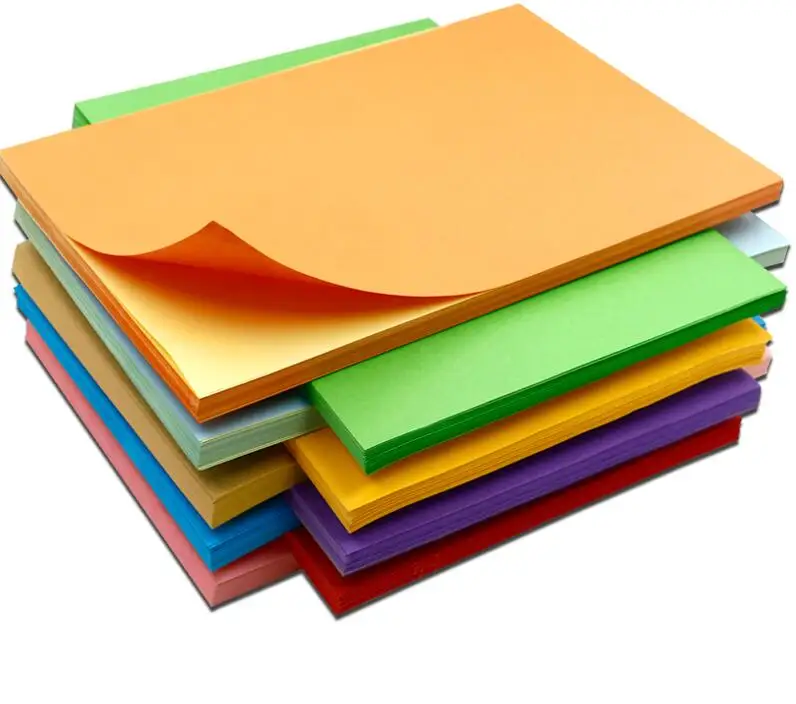 50 Sheets A4 Self-adhesive Colored Sticker for Inkjet Printing or Laser Printing Waterproof Writing Paper School Office Supplies - AliExpress ...