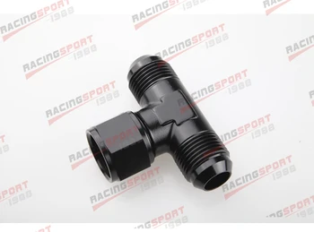 

Tee Fitting -10 AN 10 Male To -10 AN Male To -10 AN Female BLACK
