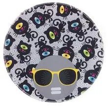 Мультяшный детский игровой коврик для ползанья Противоскользящие коврики для пола прикроватный коврик для двери круглый фланелевый Подушка для стула для гостиной