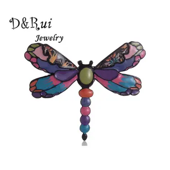 

Dragonfly Brooch Colorful Enamel Insect Pin for Women Girl Gift Alloy Women's Wedding Banquet Brooches Pins Accessories 2019 New