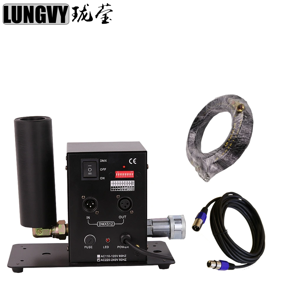 

Free Shipping One Pipe Co2 Jet Machine 200w Dmx Co2 Jets Stage CO2 Column Jet Machine DMX 2CH Party Cannon