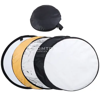 

Andoer 24" 60cm 5 in 1 Portable Photography Studio Multi Photo Disc Collapsible Light Reflector Photo Studio Accessories