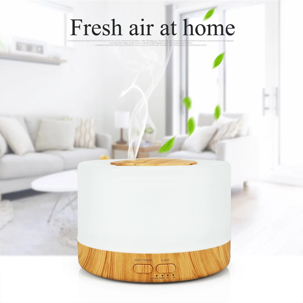 

500ml Mini Air Humifier USB Ultrasonic Humidifier Timing Mist Maker Fogger Humidifidor Essential Oil Aroma Diffuser for Home