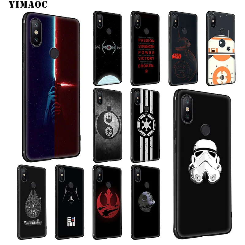 

YIMAOC Star Wars Fire Soft Case for Xiaomi Mi 9T 9 8 Se 6 MAX 3 A1 A2 Lite MiA1 MiA2 CC9E CC9 6X 5X POCOPHONE F1