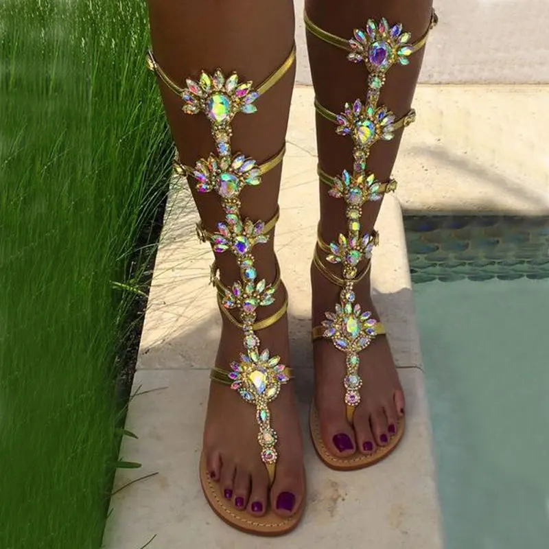 

2019 New Summer Sandals Women Flat Shoes PU Buckle Strap Casual Shoes Woman Sandals Gladiator Cheap Best Selling Footwear MM-418