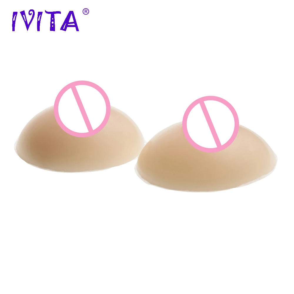 IVITA 500 г Высокое качество реалистичные силиконовые формы груди круглые
