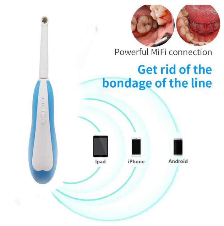 Wi-Fi беспроводная стоматологическая камера HD интраоральный эндоскоп светодиодный световой контроль Для Стоматолог видео в режиме реального времени стоматологические инструменты