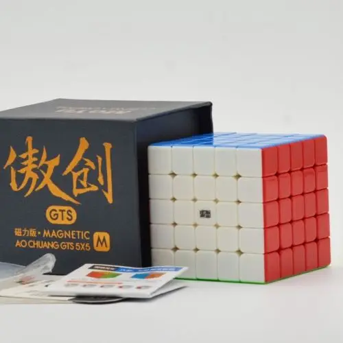 

MoYu AoChuang GTS M5 5x5x5 Magnetic Cube Professional Puzzle Toys Multi-Color