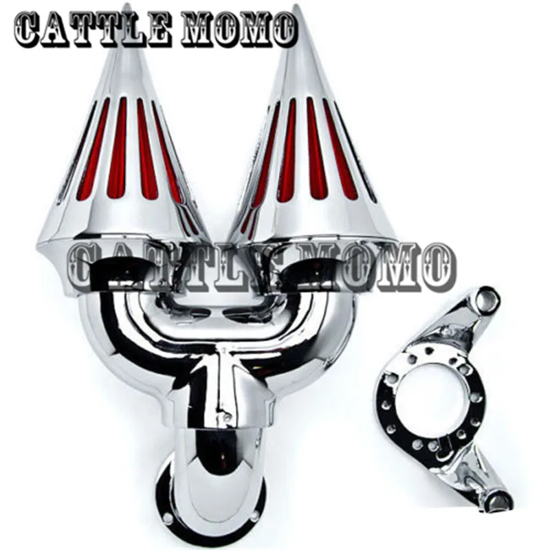 Motorcycle Spike Air Cleaner Intake Filter For Harley CV Carburetor