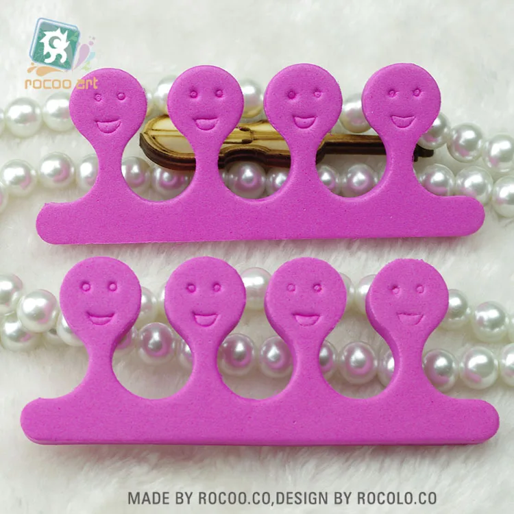 

Orthodontic Straightening Pad nail Hammer Separator Nail Art Tools Pedicure Smiling face Simple Design Nail Separator