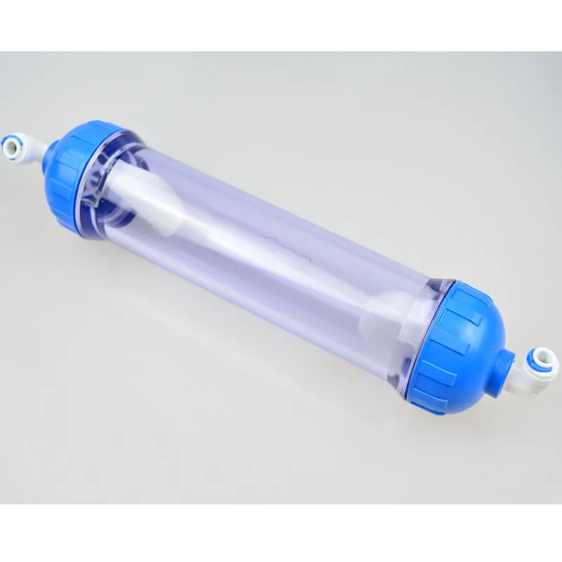 ATWFS корпус фильтра для воды DIY Fill T33 Shell фильтр 25,4 см бутылка 1/" трубка фитинги прозрачная утолщенная система обратного осмоса