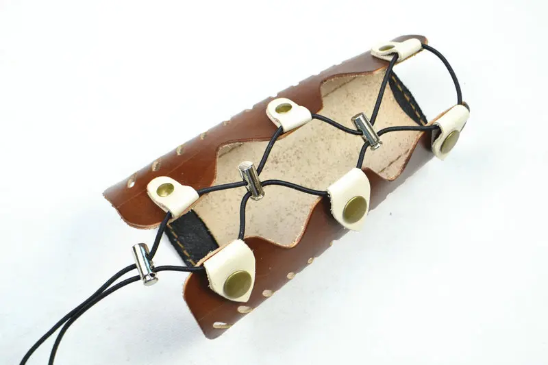 Защита для рук из коровьей кожи защитный чехол стрельбы лука с крючком и петлей