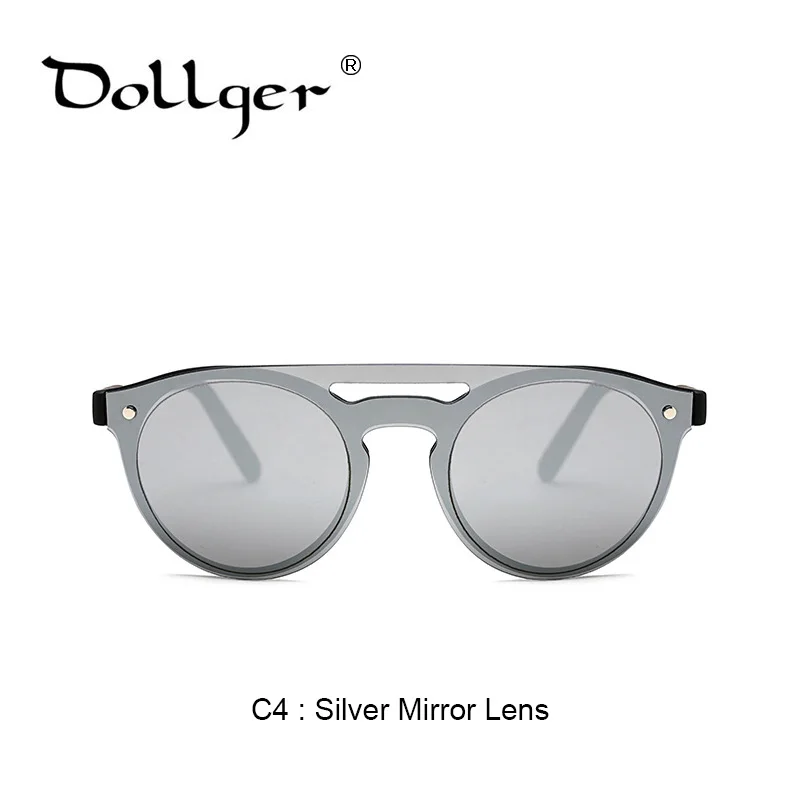 C4 Dollger Круглые Солнцезащитные очки женские и мужские очки высокое качество красочный двойной рамой солнцезащитные очки HD объектив gafas-де-сол s1305 - Цвет линз: C4