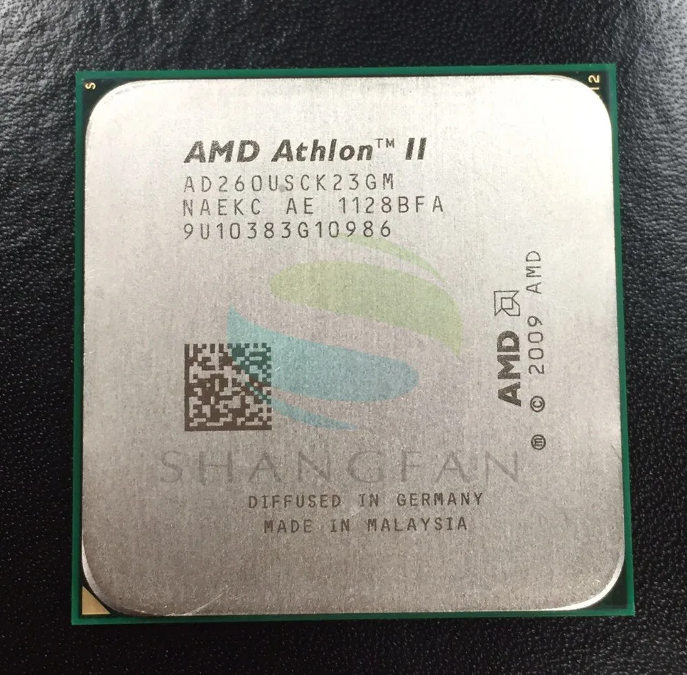 

AMD Athlon X2 260u AD260USCK23GM 1.8GHz Dual-Core CPU Processor AD260USCK23GQ Socket AM3 938pin