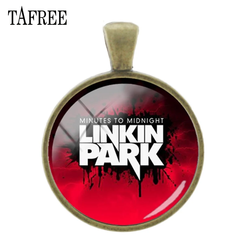 TAFREE Linkin Park Подвески Горячая Мода музыкальная рок-группа античная бронза с покрытием для мужчин и женщин девочки-поклонницы подарочные