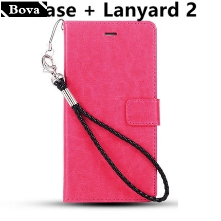 Rose Lanyard 2 Чехол с держателем для карт для OPPO Realme X Lite RealmeX pu кожаный чехол для OPPO Realme 3 3 Pro 3Pro сумки для телефонов - Цвет: Rose Lanyard 2