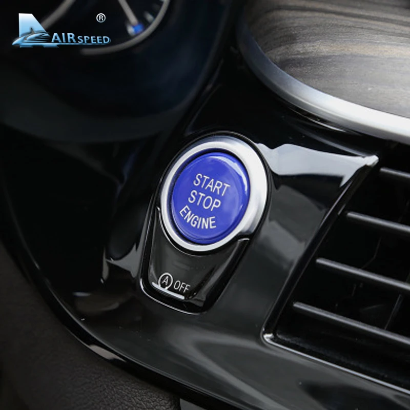

Airspeed Car Engine Start Stop Button Replace Cover Trim for BMW E90 E91 E92 E93 E60 E84 E83 E70 E71 F30 F15 F25 F10 F20 F01 G30
