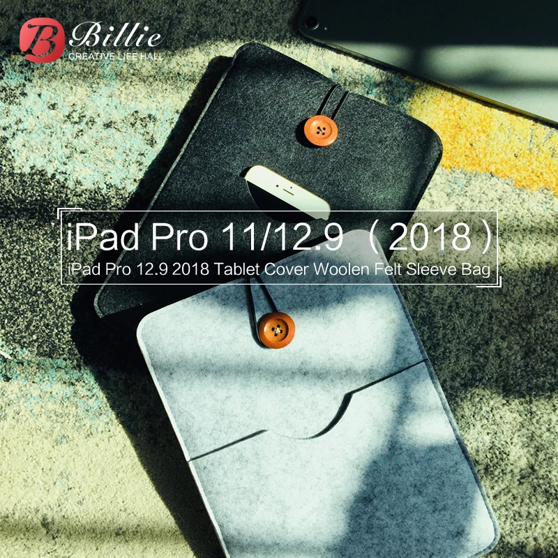 Чехол для Apple iPad Pro 11 дюймов 2018 дюйма противоударный шерстяной войлочный чехол