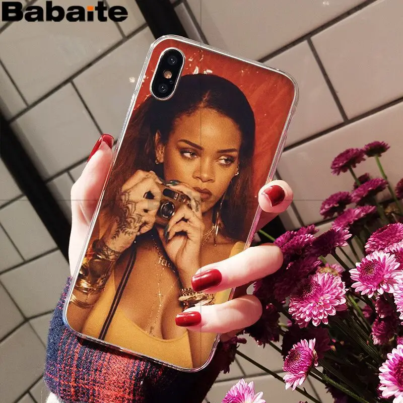 Мягкий силиконовый чехол для телефона Babaite Rihanna Anti Travail Drake из ТПУ для iPhone X XS MAX 6 6S 7 7plus 8 8Plus 5 5S XR