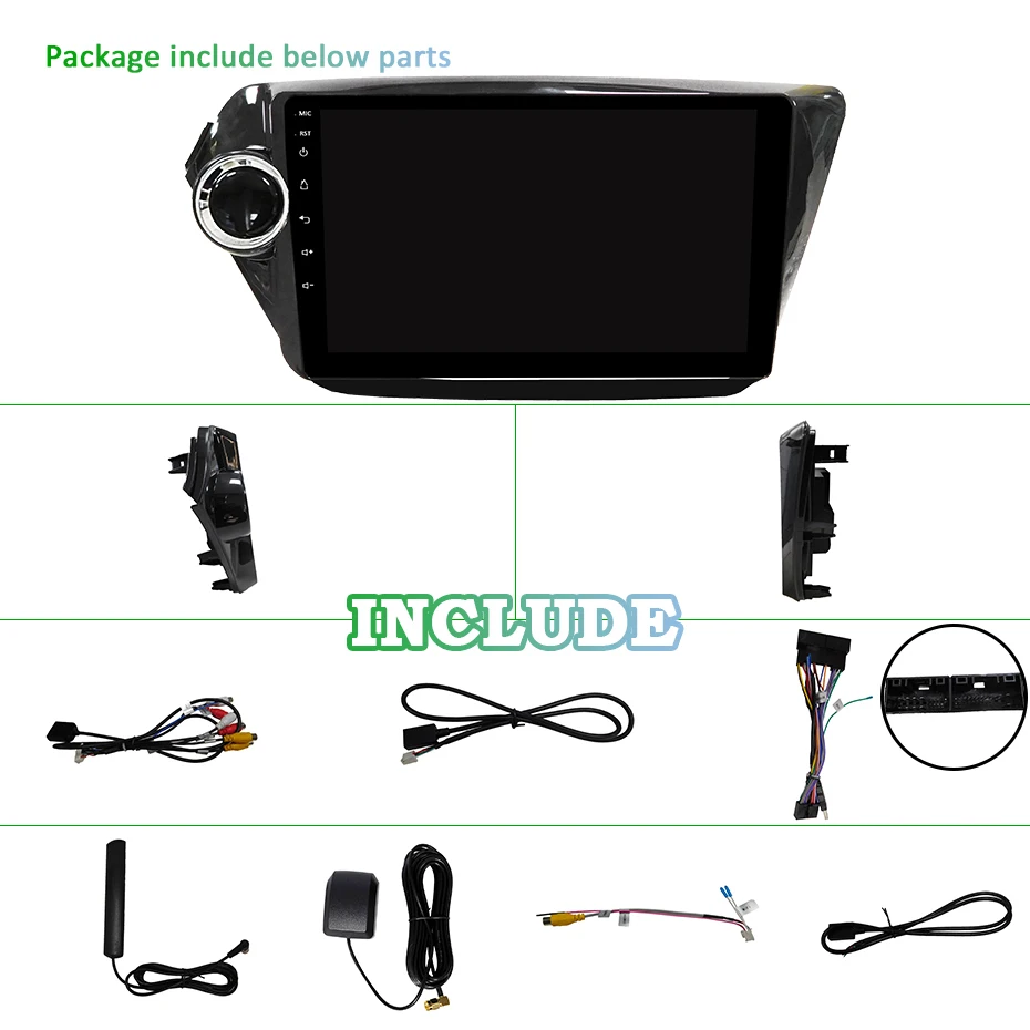 Top 9" DSP IPS 2.5D Screen Android 9.0 Car GPS Radio for KIA k2 RIO 2011 2012 2013 2014 2015 Navigation Stereo 4G MODEM Slot NO DVD 2
