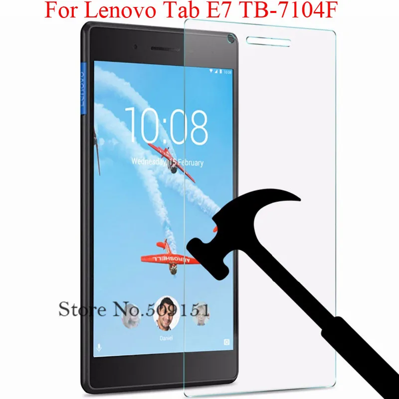 Tempered Glass For Lenovo Tab E7 e 7 TB 7104F 7 inch Tablet Screen