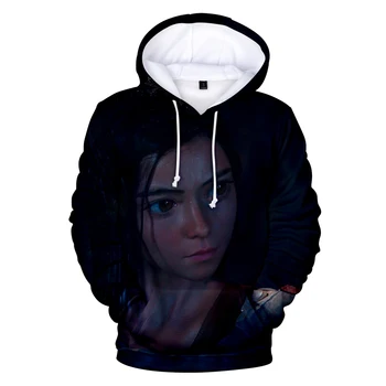 

Hot Movie Alita Battle Angel 3D Print Hoodies Male And Female Leisure Long Sleeve Harajuku Hoodes Sweatshirt Alita Print Hoodies