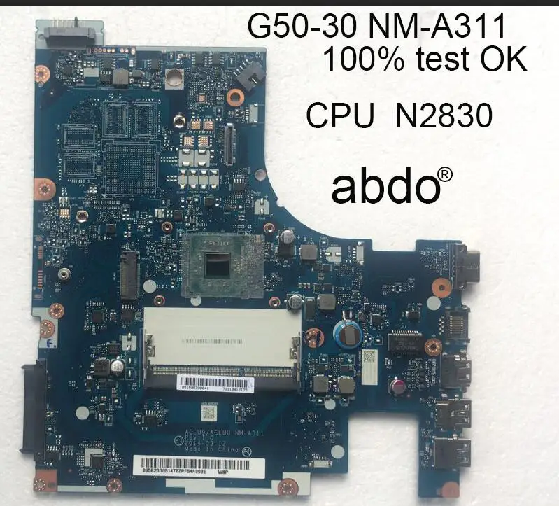 Материнская плата для Lenovo ноутбука ПК cpu/n2830 Aclu9/acluo материнская с интегрированной
