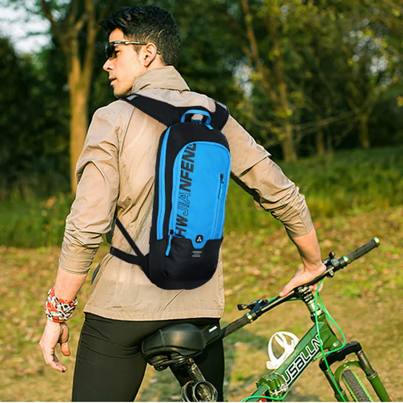 Backpack Bag Nylon Outdoor Shoulder Trekking Ultralight Waterproof Cycling 