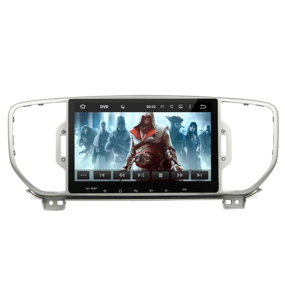 Clearance 9 inch Screen Android 5.1.1 Car DVD Player Media Stereo Auto Radio Entertainment System for Kia Sportage 2014-2016 5