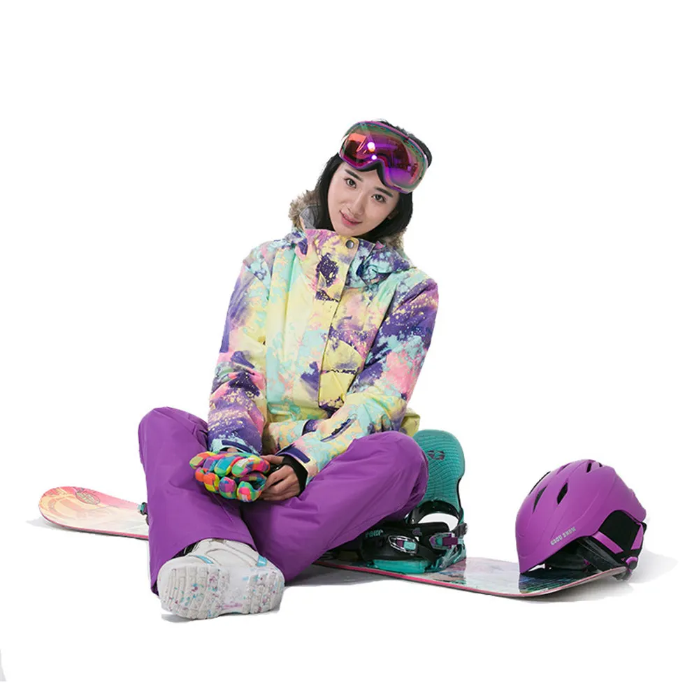 GSOU الثلوج النساء للماء سترة تزلج الفتيات acket للماء تنفس سوبر الدافئة التزلج على الجليد المعاطف يندبروف GSOU الثلوج النساء للماء سترة تزلج الفتيات acket للماء تنفس سوبر الدافئة التزلج على الجليد المعاطف يندبروف