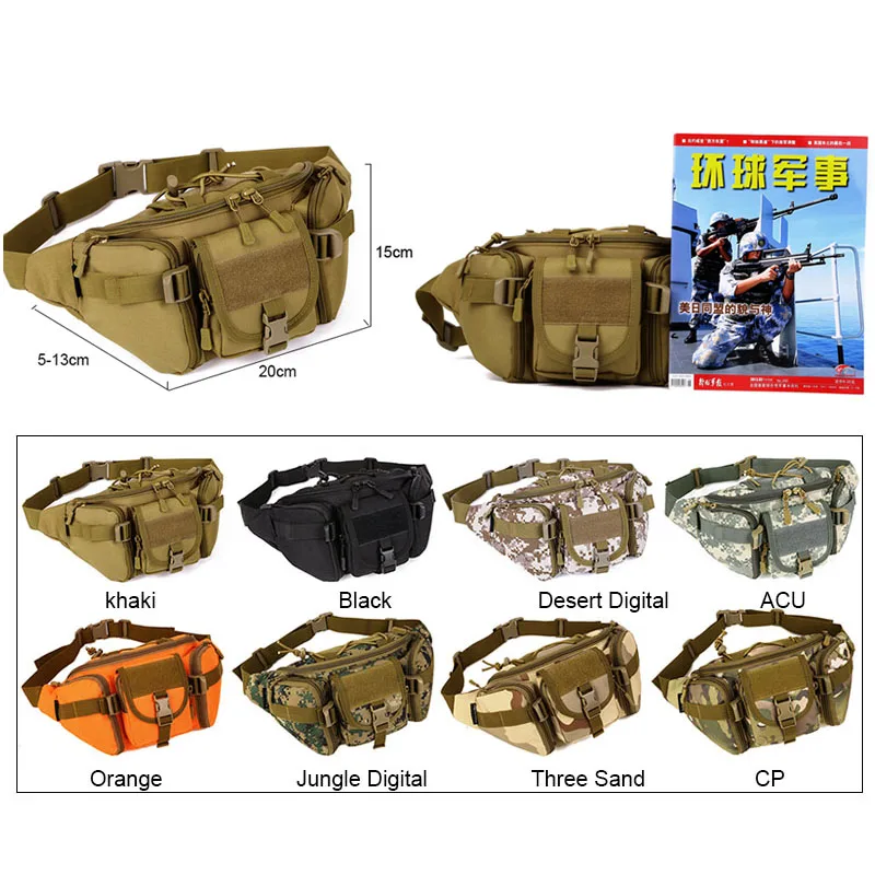 Sport Della Khaki black Vita Sacchetto Guida three Motociclo Da Viaggio Pacchetto Gamba Digital Tela Alta cp Digital Xa726wd jungle desert Di Utility Sand Sacca Qualità Aperta orange acu All'aria Canapa Militare Unisex Del Ev6Bwvgq