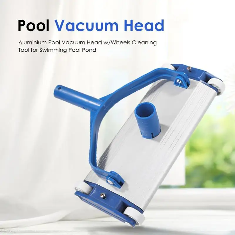 

Aluminium Pool Vacuum Head w/Wheels Cleaning Tool for Swimming Pool Pond