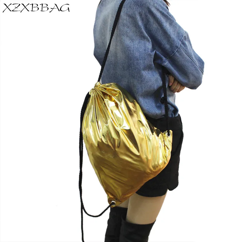 Модный водонепроницаемый рюкзак XZXBBAG дорожная мягкая сумка на шнурке Прочный