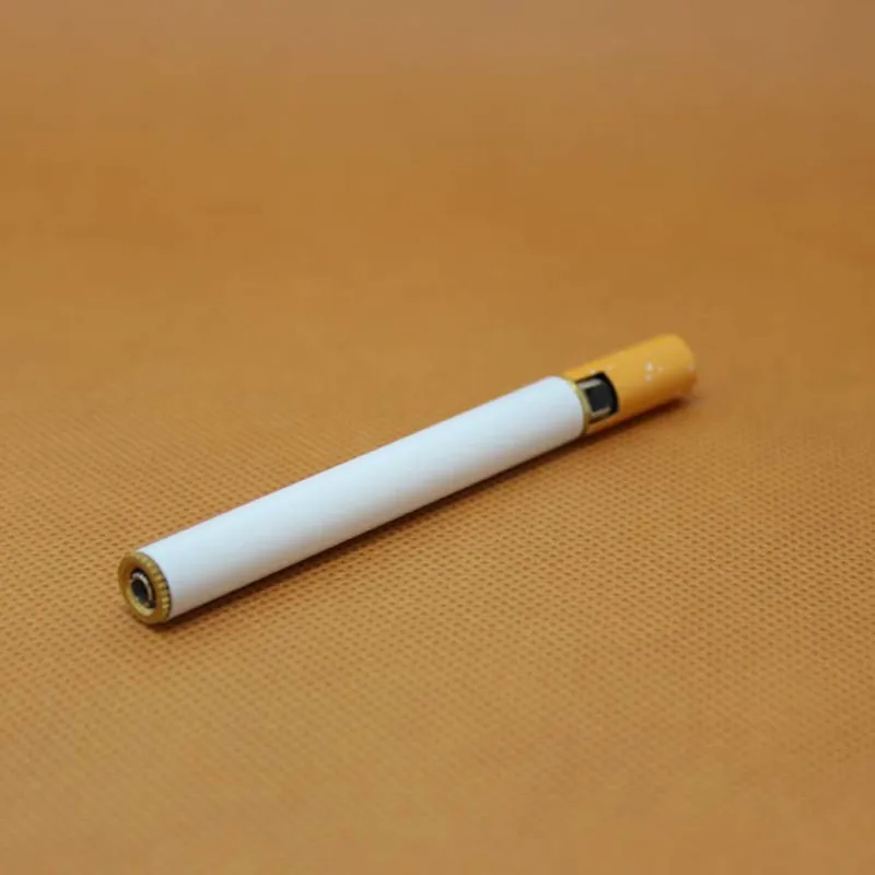 100 шт./кор. креативная многоразовая Мини компактная струйная Бутановая Зажигалка в форме металлической сигареты надувная газовая