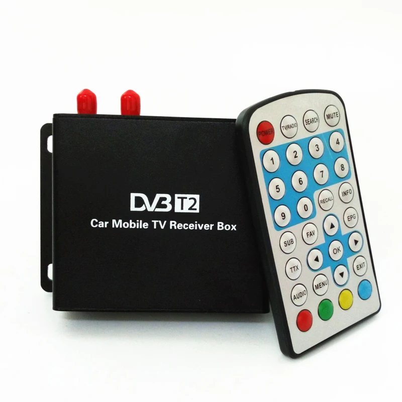 Автомобильный тв тюнер MPEG4 160 190 км/ч DVB T2 SD/HD 1080P цифровой ТВ ресивер для Европы