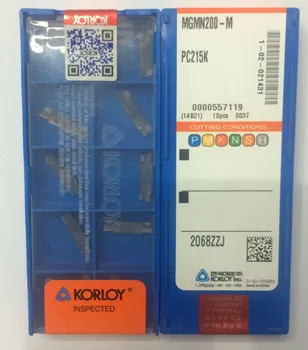 

MGMN200-M PC215K KORLOY Brand ISO Tungsten Carbide Inserts turning tools milling cutter for cast iron