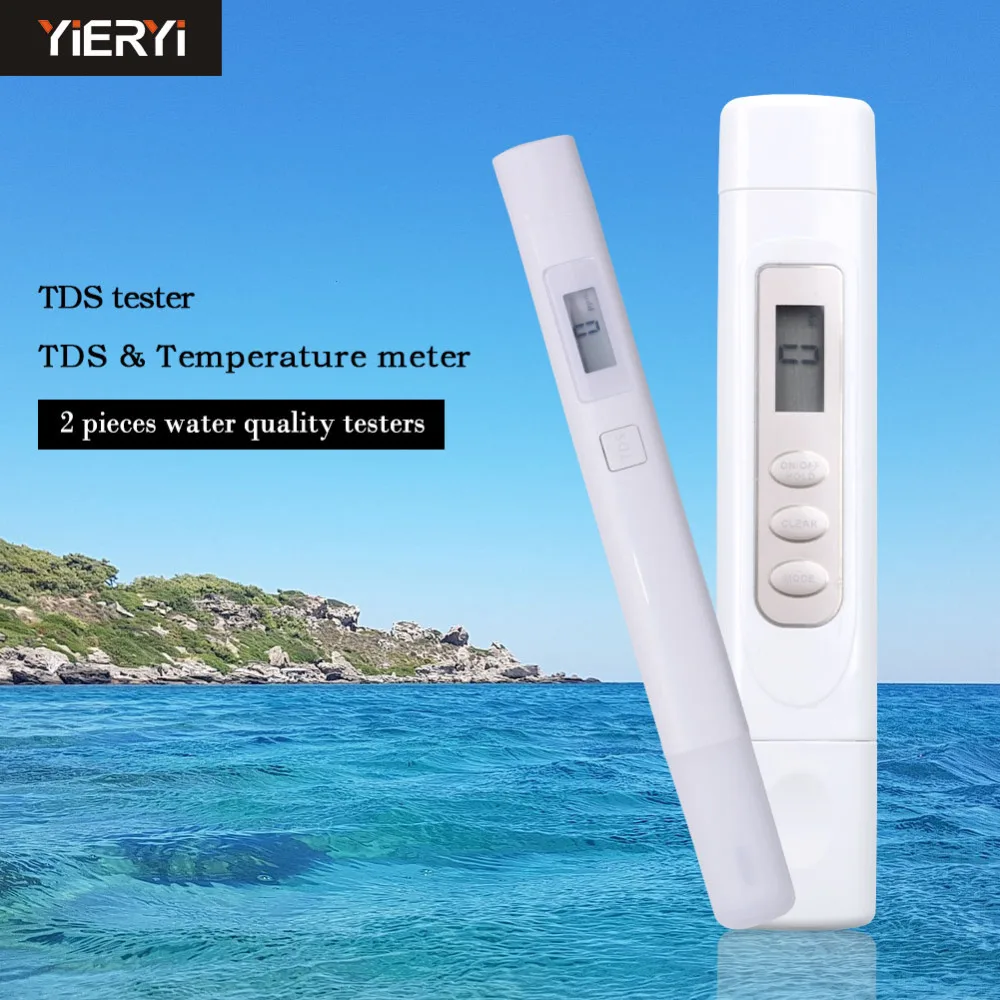 

2pcs (1pcs TDS Meter Detection Pen Digital Water Filter +1pcs Stock Portable LCD Digital TDS 3 TDS Meter Quality Purity